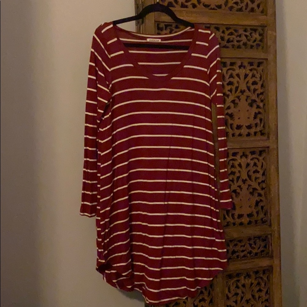 Cotton dress long sleeve